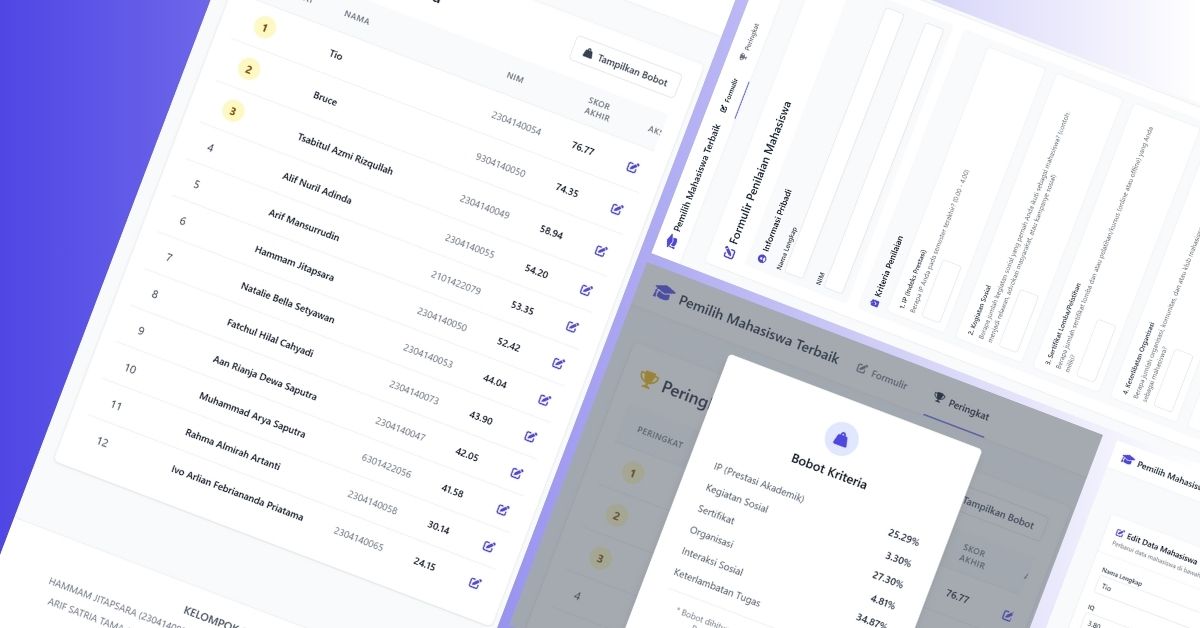 Building a Smart Decision Support System to Select the Best Students